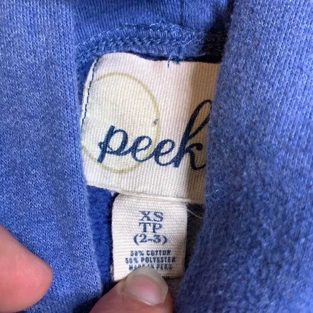 Peek blue PI hooded sweatshirt - size XS (2/3) - Picture 6 of 8